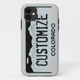 コロラドカスタム州ライセンスプレートiphone 5ケース iPhone 11 ケース