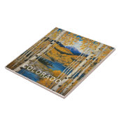 コロラドカスタム《植物》アスペン山脈 タイル (側面)