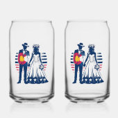 コロラドカップル ガラス缶 (正面)