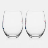 コロラドカップル ステムなしワイングラス (左)