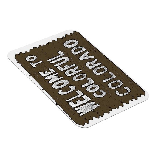 コロラドカラフルウェルカムサイン土産マグネット マグネット (右側)