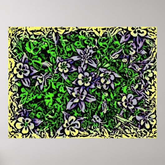 コロラドカラフルキャンバス印刷 ポスター (正面)