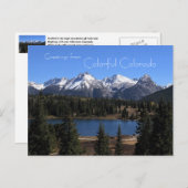 コロラドカラフルハガキ ポストカード (正面/裏面)
