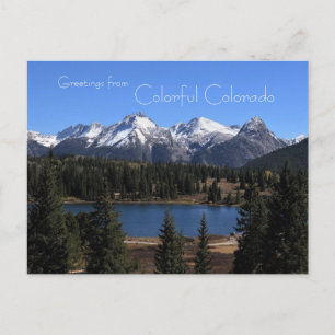 コロラドカラフルハガキ ポストカード