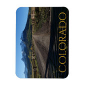 コロラドカラフル州の秋のダラスディバイド マグネット (縦)