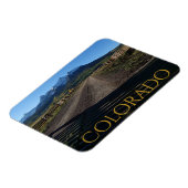 コロラドカラフル州の秋のダラスディバイド マグネット (左側)