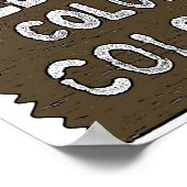 コロラドカラフル州ウェルカムサインカスタムサイズポスター ポスター (角)