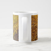 コロラドカラフル州モリソンの秋の《植物》アスペンツリー ジャンボコーヒーマグカップ (裏面)