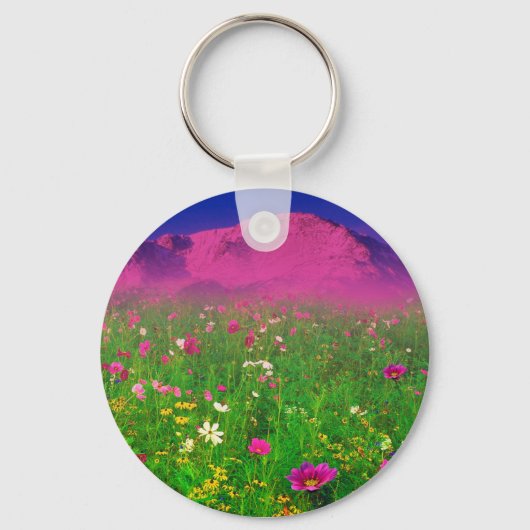 コロラドカラフル州,パイクピークマウンテン キーホルダー (正面)