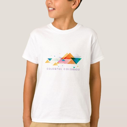 コロラドカラフル州 Tシャツ (正面)