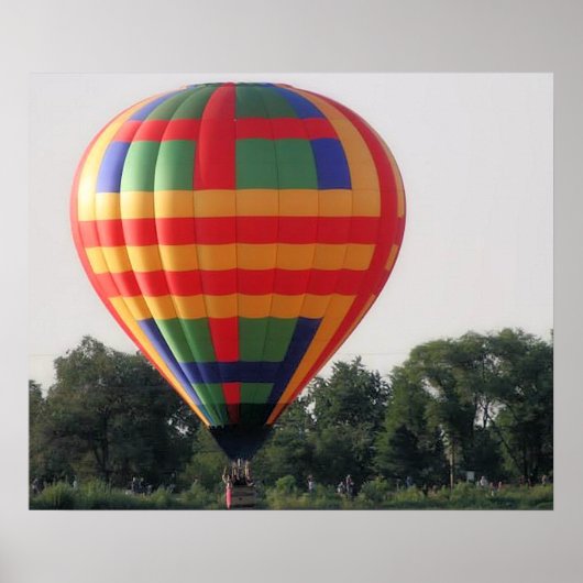 コロラドカラフル飛行における気球フェスティバル ポスター (正面)