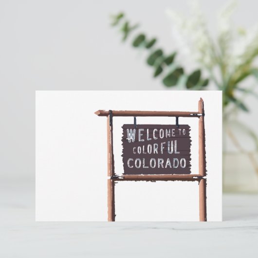 コロラドカラフル 招待状 (スタンド正面)