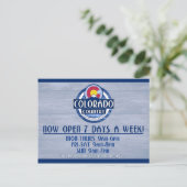 コロラドカントリーポストカードクーポン2 案内ポストカード (スタンド正面)