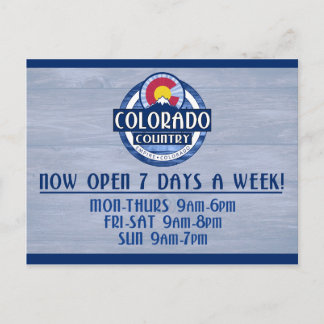 コロラドカントリーポストカードクーポン ポストカード