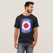 コロラドカーリングチームスイープロックCO州 Tシャツ (正面フル)