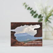 コロラドガーデンオブザゴッドビューオブパイクピーク ポストカード (スタンド正面)