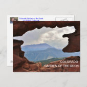 コロラドガーデンオブザゴッドビューオブパイクピーク ポストカード (正面/裏面)