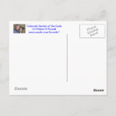 コロラドガーデンオブザゴッドビューオブパイクピーク ポストカード (裏面)