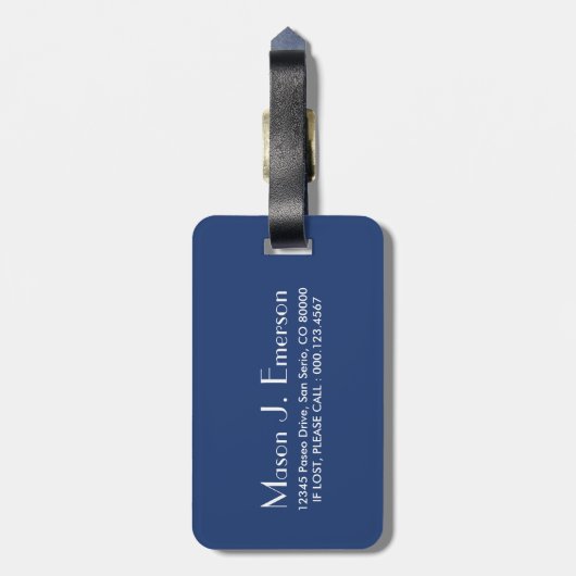 コロラドキス ラゲッジタグ (裏面縦)