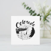 コロラドキャンパーアウトドアインクイラストレーション シーズンカード (スタンド正面)