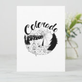 コロラドキャンパーアウトドアインクイラストレーション シーズンカード (スタンド正面)