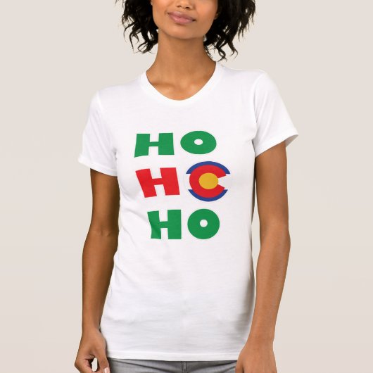 コロラドクリスマス ほほほ Tシャツ (正面)