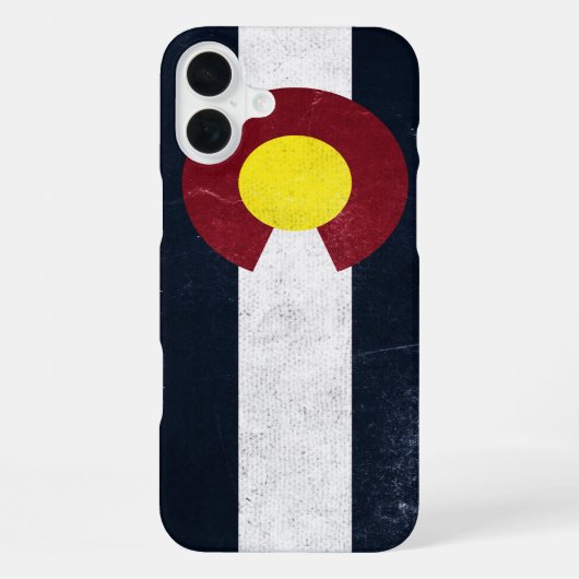 コロラドグランジ州旗 iPhoneケース (裏面)