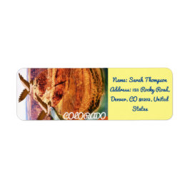 コロラドグランドキャニオンイーグル差出人住所ラベル ラベル