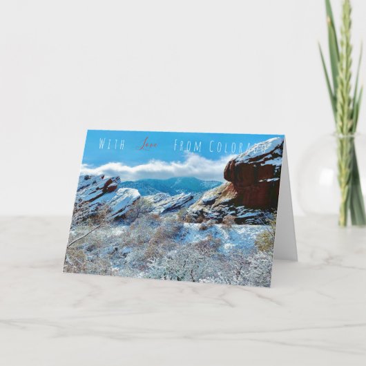 コロラドグリーティングカード シーズンカード (正面)