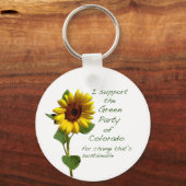 コロラドグリーンパーティーチェーン キーホルダー (正面)