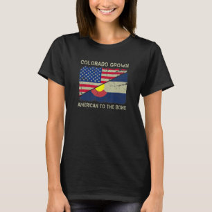 コロラドグロウアメリカントゥザボーンホーム州コル Tシャツ