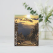 コロラドサンライズクラウドインバージョンManitou Incline ポストカード (スタンド正面)