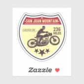 コロラドシーニックバイウェイサンファンスカイウェイモーターサイクル シール (シート)