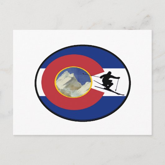 コロラドスキータイム ポストカード (正面)