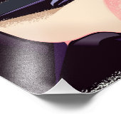 コロラドスキープリント – 米国ヴィンテージスキースポーツポスター フォトプリント            (角)