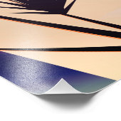 コロラドスキーポスター、グランドメサ。 フォトプリント            (角)