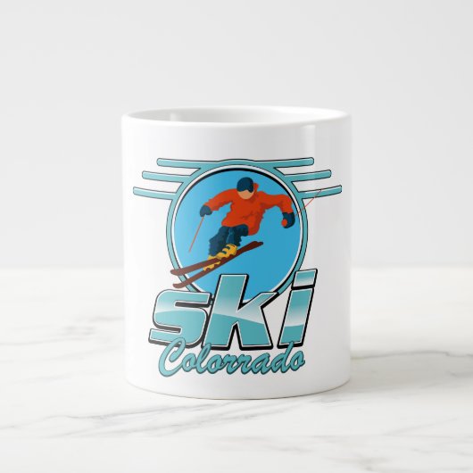 コロラドスキーロゴ ジャンボコーヒーマグカップ (正面)