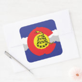 コロラドステッカー スクエアシール (封筒)