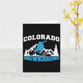 コロラドスノーボーディングウィンターアンドマウンテンスポーツSn カード (黄色い花)