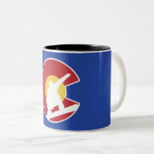 コロラドスノーボード ツートーンマグカップ (正面右)