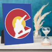 コロラドスノーボード フォトプラーク (側面)