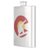 コロラドスノーボード フラスク (左)