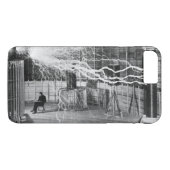 コロラドスプリングスの彼の実験室のニコラ・テスラ、1899. Case-Mate iPhoneケース (裏面(横))
