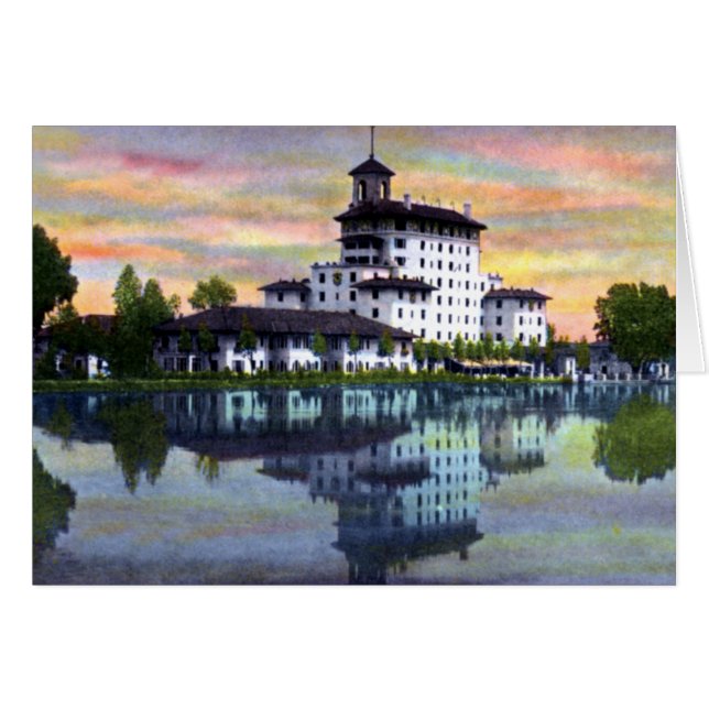 コロラドスプリングスコロラド州Broadmoorのホテル (正面横)