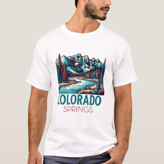 コロラドスプリングス市 コロラド州 アメリカ Tシャツ