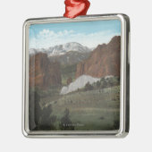 コロラドスプリングス、コロラド州3 メタルオーナメント (左)