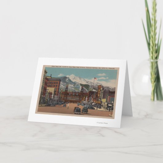 コロラドスプリングス、CO カード (正面)