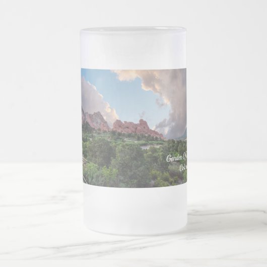 コロラドスリーピングジャイアントサンライズフロストビールマグ フロストグラスビールジョッキ (中央)