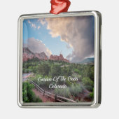 コロラドスリーピングジャイアントサンライズプレミアムオーナメント メタルオーナメント (左)