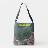 コロラドセブン滝ツリーズショッピングバッグ クロスボディバッグ (裏面)